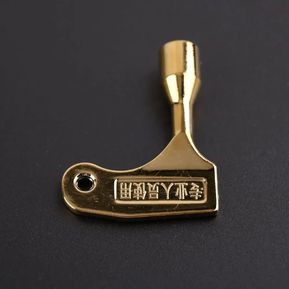 1pcs Elevator Door Keys Triangular Key Universal Train Key Zinc Alloy Material Electroplated Yellow Standard Version
