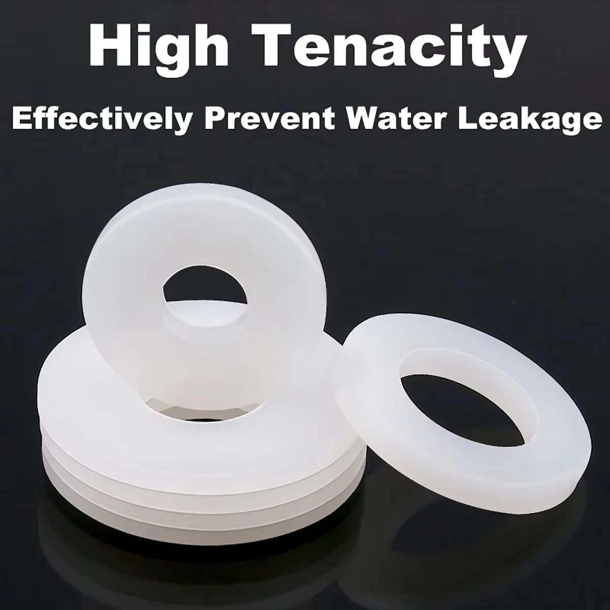 Silicone Rubber Sealing Flat Gasket High Resistant Round O-Shaped - Foto 5