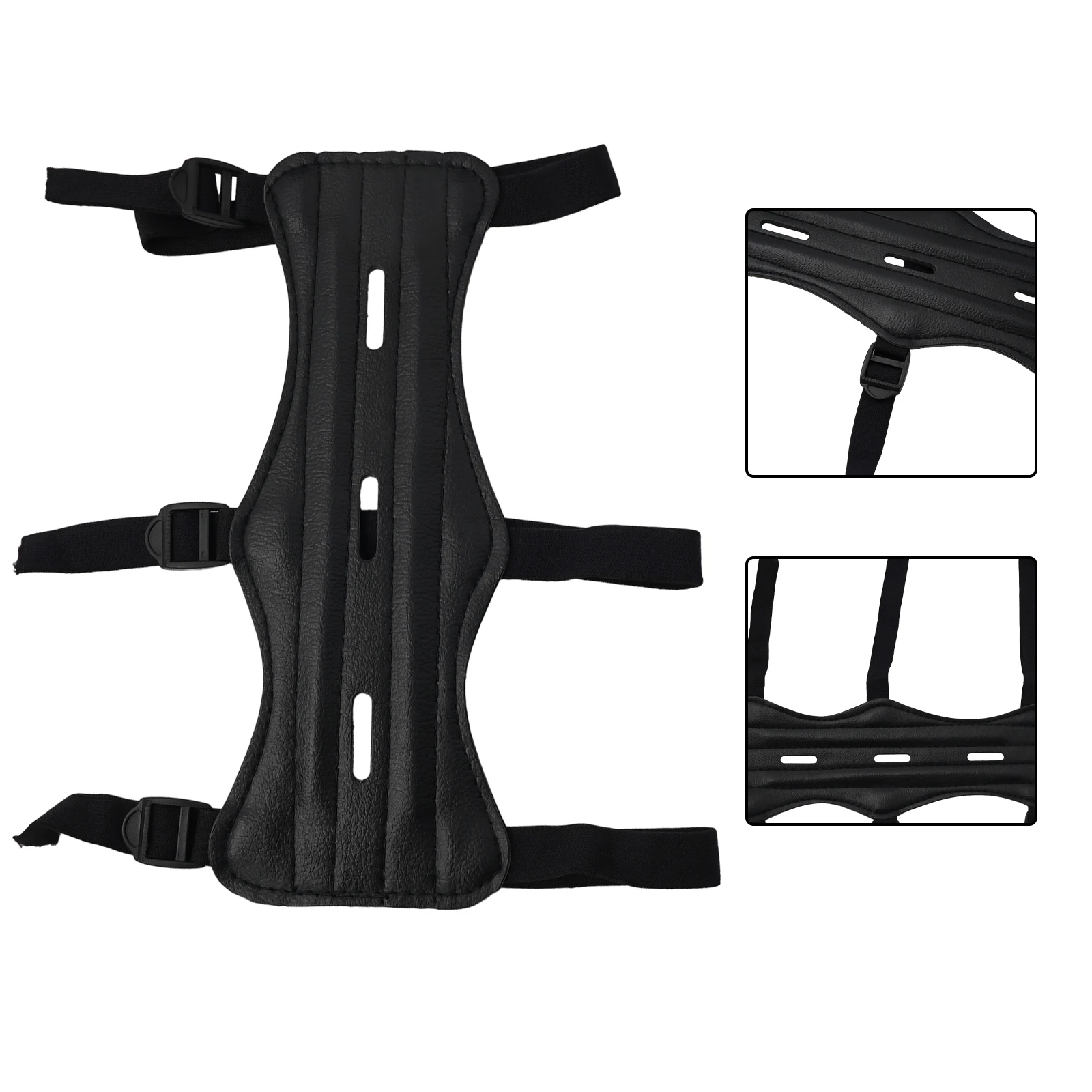 

Защита для стрельбы из искусственной кожи для лука, 3 ремешка, оборудование для стрел, товары для стрельбы из лука, аксессуары для охоты и тренировок