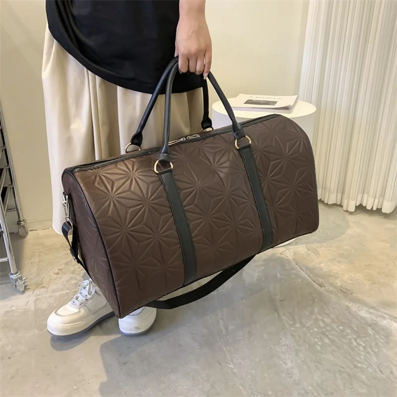 Super Large Capacity Business Travel bags Leather Big travelling bag luggage Sports Fitness Duffel bag Fashion bolsa feminina