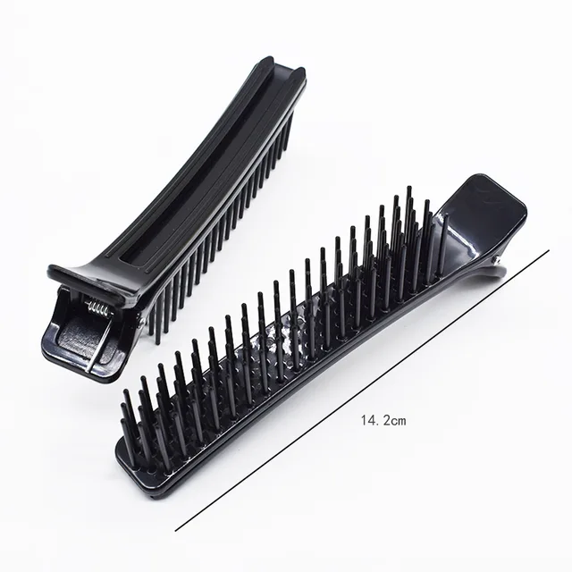 Plastic Hair Clip with Comb Teeth 3