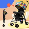 Baby Stroller Lightweight & Foldable Infant Stroller for Boy Girl with Large Sleep Shade Super Load-bearing Baby Pram for Sit 1