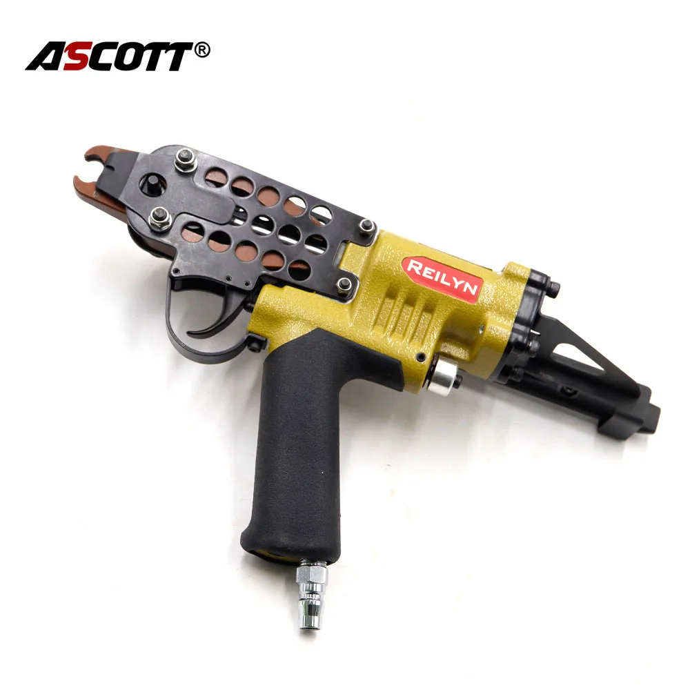 

SC760C Hog Ring Plier C Ring Nailer C17 Air Nailer Metal Net Nailer for Sofa Fence Pet Poultry Cage Spring Mattresses