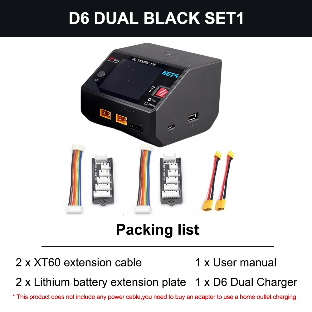 D6 DUAL BLACK SET1