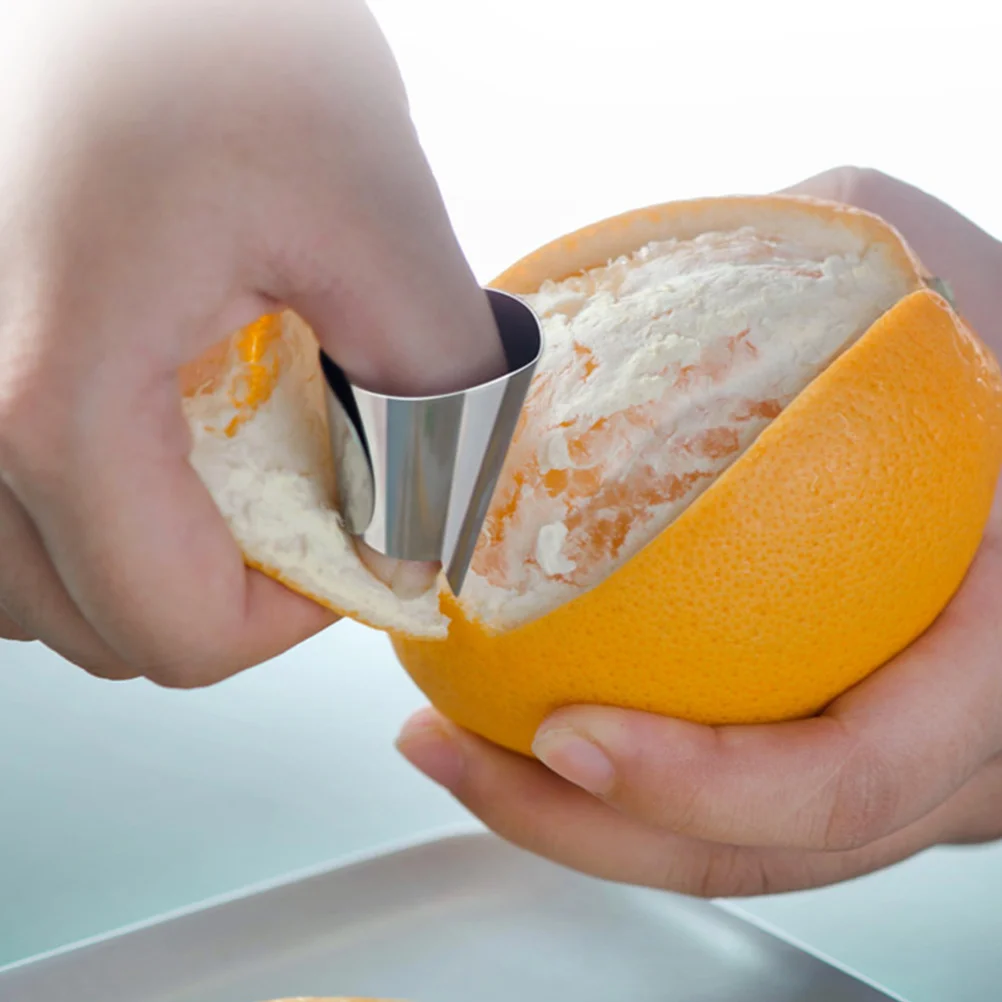 Finger Protector Cutting Thumb Guard Kitchen Sheller Stainless Steel Nail Vegetable Peeler Tools Seafood Chopping Finger 20Pcs