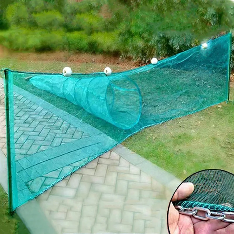 Description Picture 4 of itemLawaia Fishing Net Trap iron chain Sinker Deep Water Portable Fish Crab Crayfish Catcher Trap Fish Network Shrimp Nets