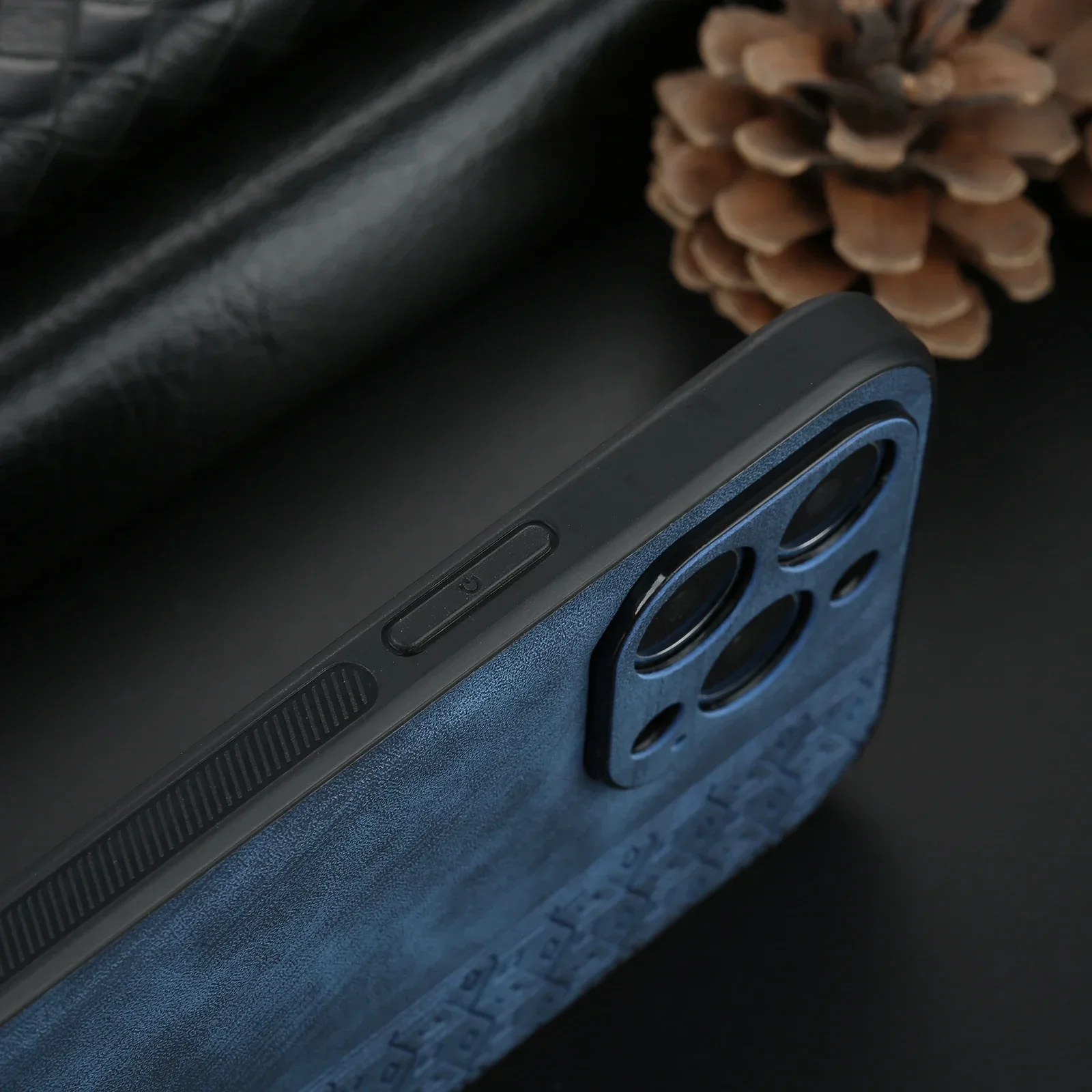 Ultra Luxury Leather Shockproof Matte Case - Soft Back Cover with Premium Skin Feel