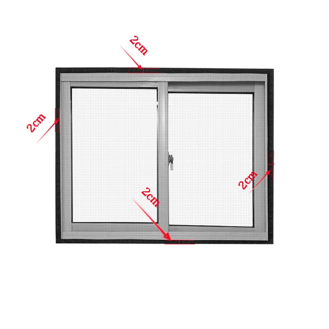 Newly upgraded high-definition invisible window screen mosquito net, insect repellent screen curtain, no punching, customizable 6
