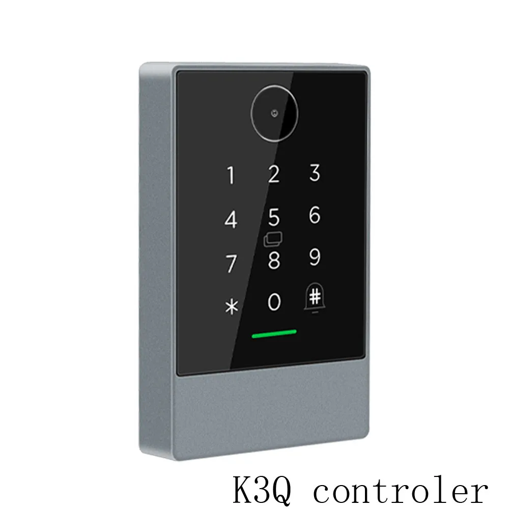 TTLOCK App Unlock IP67 Waterproof RFID Barcode Reader 2D QR Code Access Control Keypad 13.56MHz K3Q + G2 Gateway WIFI Connection