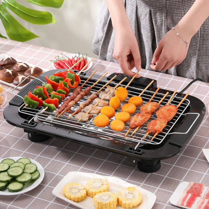 resterend tieners Uitbreiding Huishoudelijke Indoor Elektrische Oven Elektrische Barbecue Grill Outdoor  Elektrische Grill Bbq Spiesjes Machine Barbecue Plaat Elektrische Bakken| |  - AliExpress