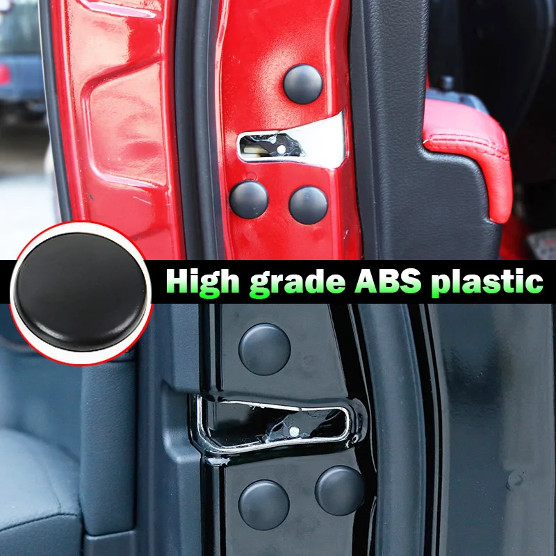 Universal Car Door Lock Screw Protector Cover Scerws Cap Caps Anti-Rust Interior Trim Covers 24Pcs