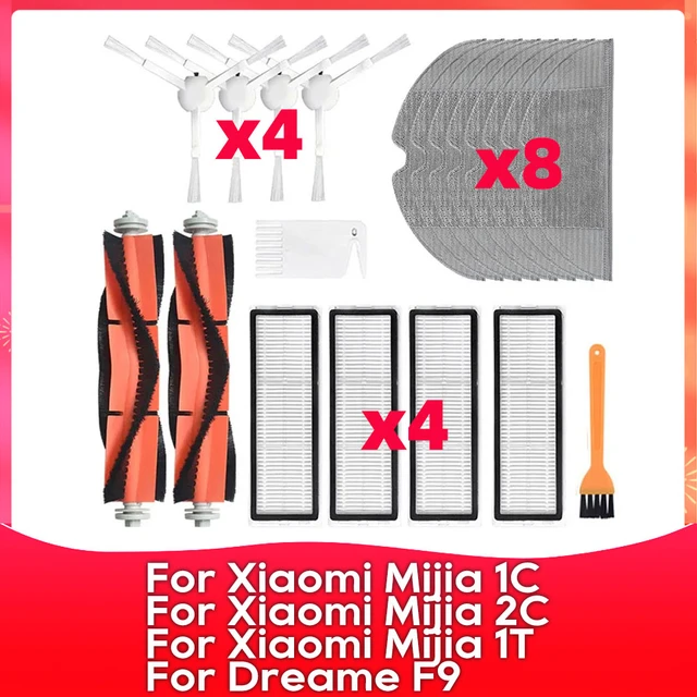 Accesorios de repuesto para Robot aspirador Xiaomi Robot Vacuum Mop 2C /  XMSTJQR2C, cepillo lateral con rodillo, filtro Hepa, mopa - AliExpress