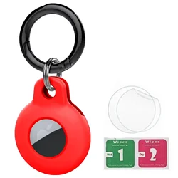 Universal Waterproof Keychain with 360° Protective Cover (Silicone Case - Red)