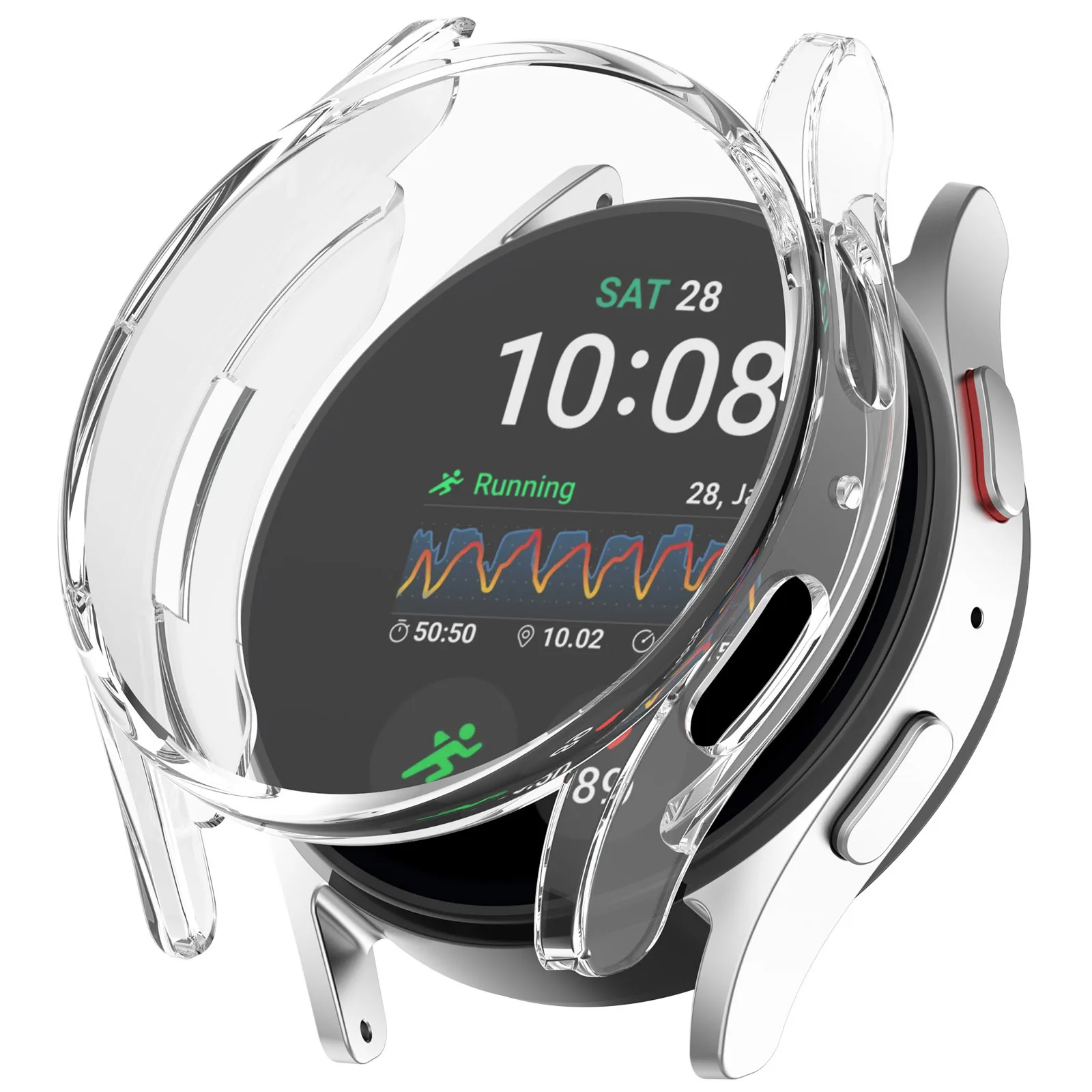 Enhanced Screen Protector Full Cover Case for Smartwatches - Soft TPU Protective Accessories