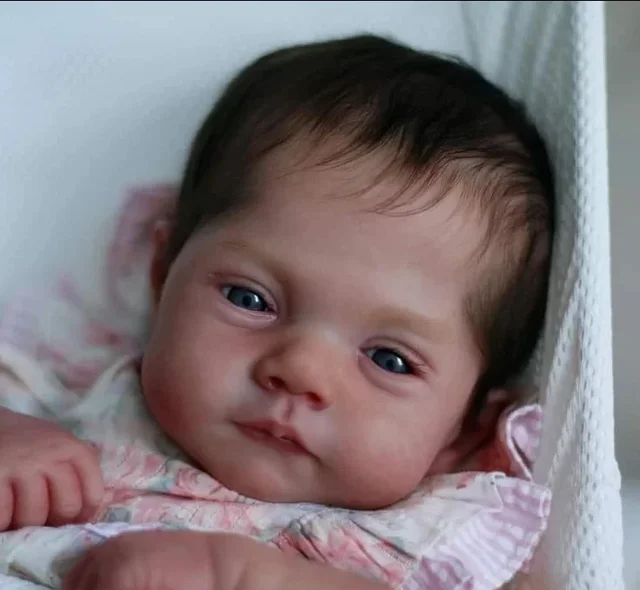 19inch Lily and Irys New Arrival Unfinished Unpainted Twins Reborn Doll Kit Soft Touch Fresh Color with Cloth body included 6