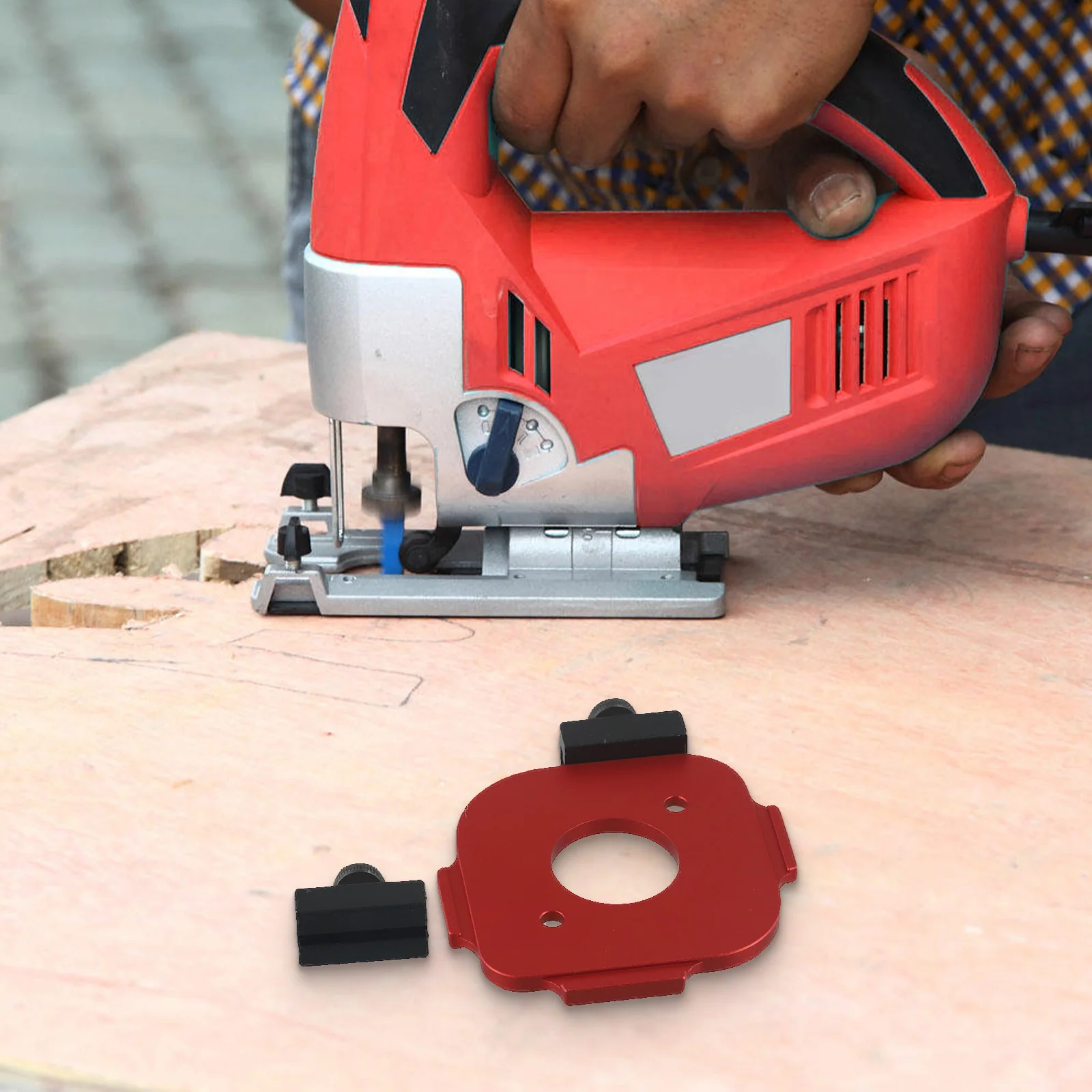 Radius Jig Router Template Corner Radius Routing Guide Router Bit Arc 10-25R 30-50R Woodworking Round Corner Chamfer Template