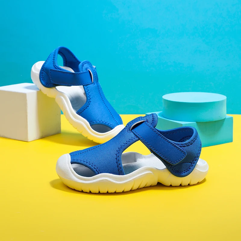 Summer Children Beach Boys Casual Sandals Kids Shoes Closed Toe Baby Non-slip Sport Sandals Girls Eu Size 22-33