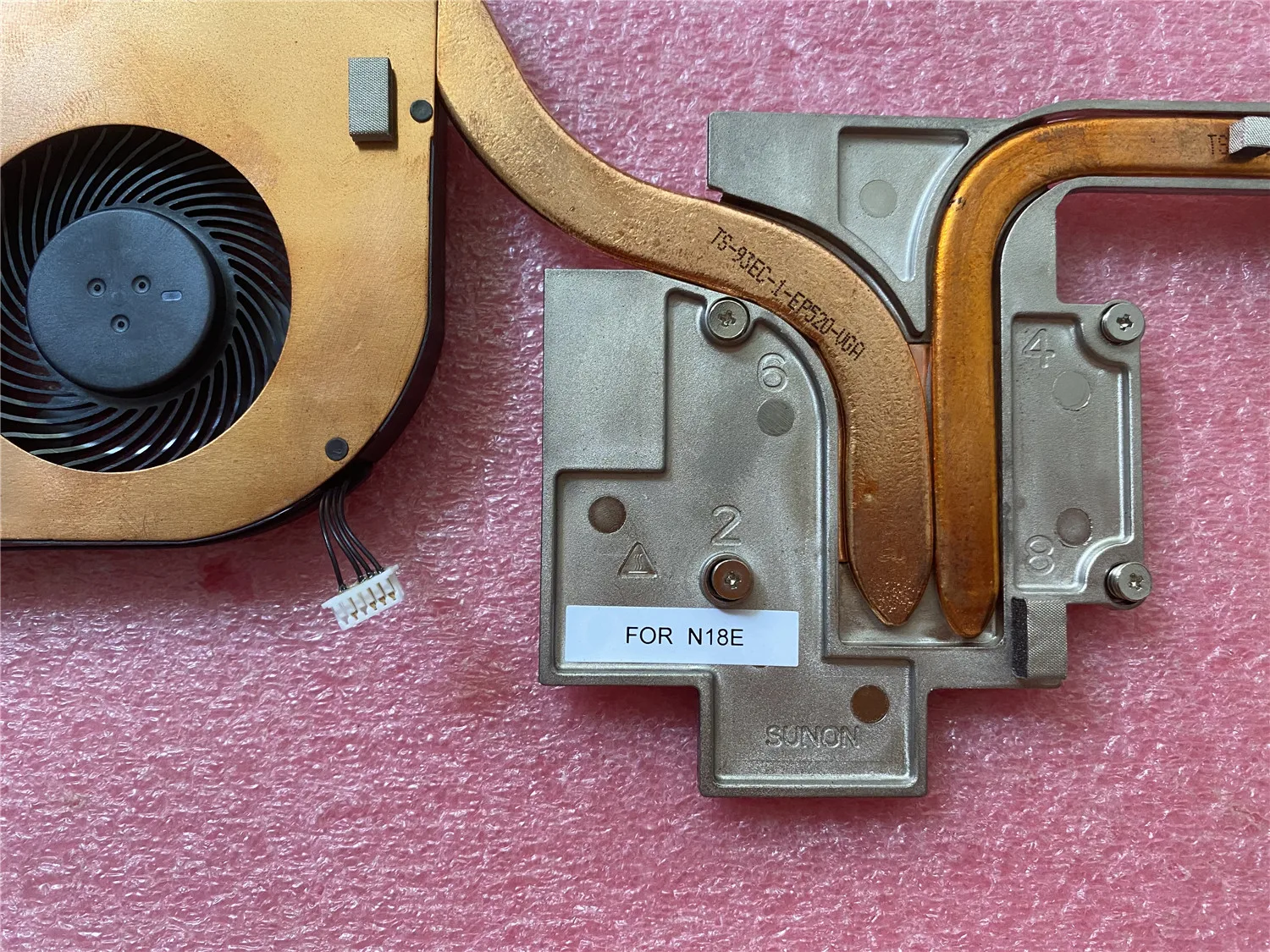 portátil n18e cpu ventilador de refrigeração conjunto