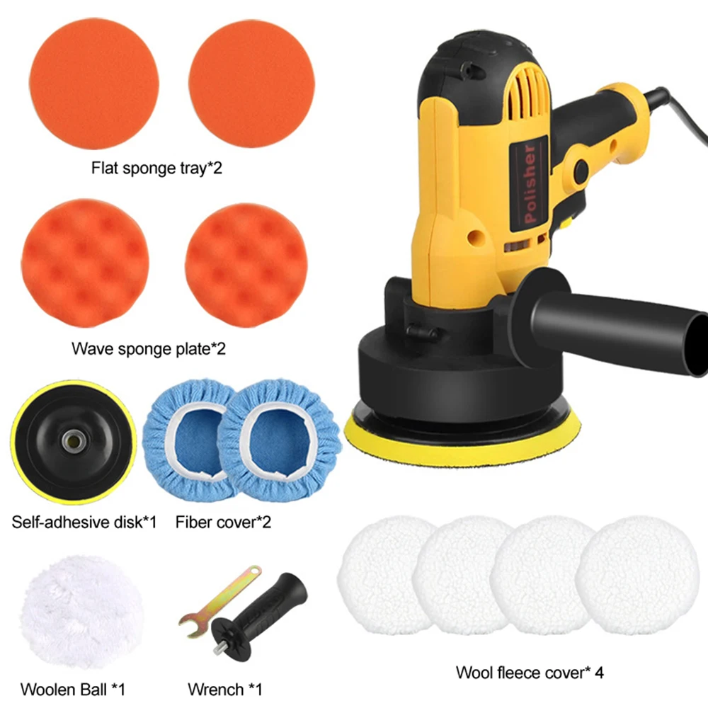 700W Car Polishing Machine Stepless Speed Adjustable Car Polisher Auto Polishing Machine Sander Waxing Grinding Tool