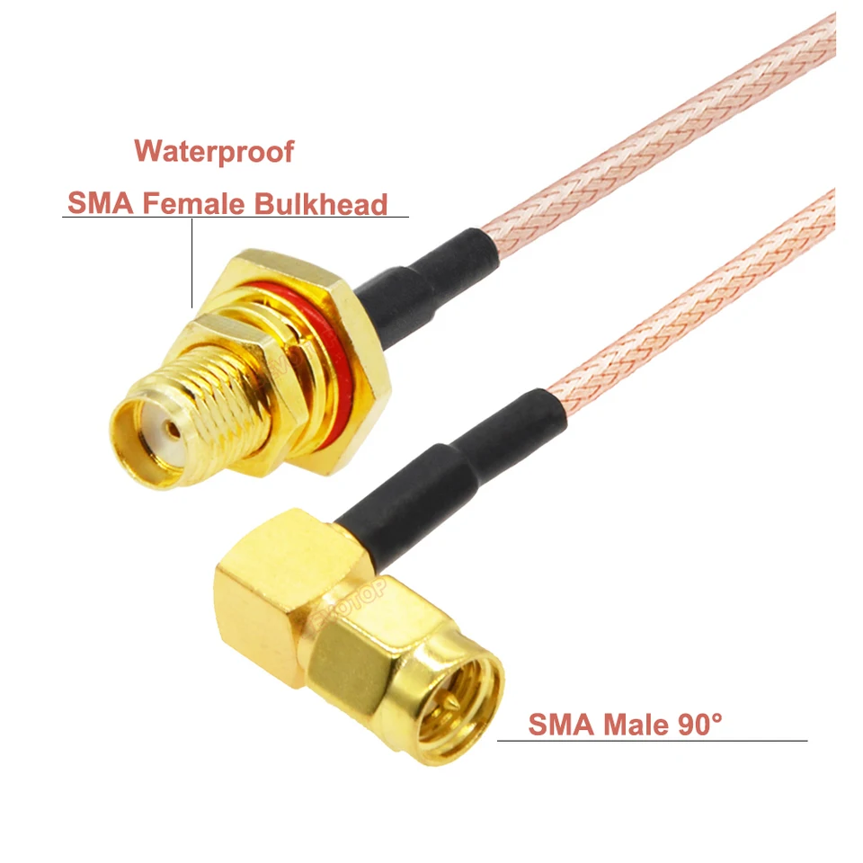 RP-SMA Maschio A N Femmina 12m Cavo Coassiale Elastico - Foto 11