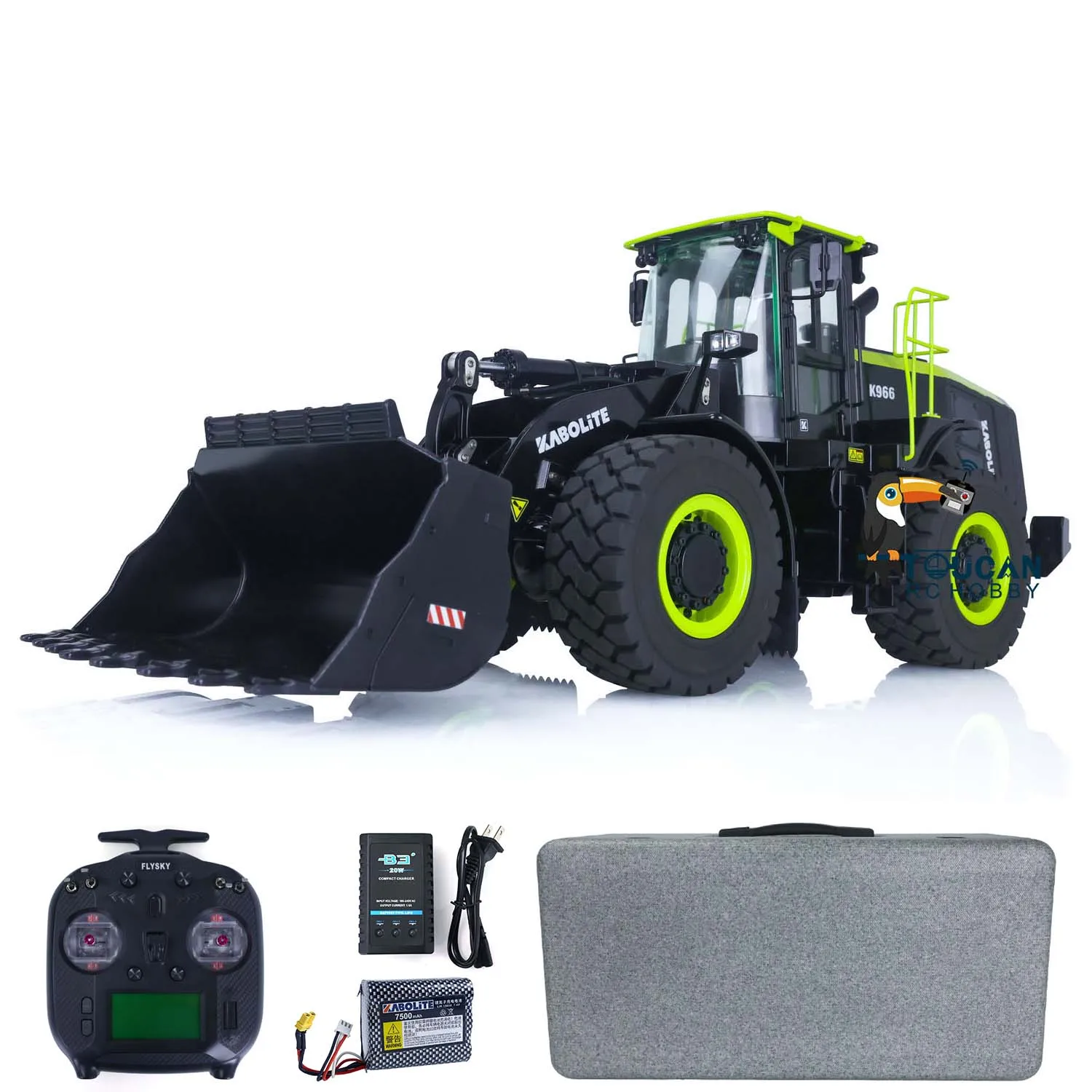 Excavadora De Control Remoto Hidráulica Para Niños 3+, Con Luces, Sonidos, Pala De Metal Y 680° De Giro, Batería Recargable