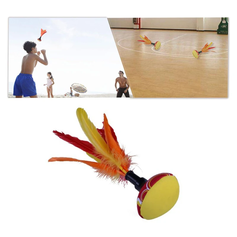 Beach Shuttlecock For Fun Indiaca Peteca Hand Badminton Neoprene Beach Entertainment Hand Shuttlecock For Indoor Outdoor badminton shuttlecock