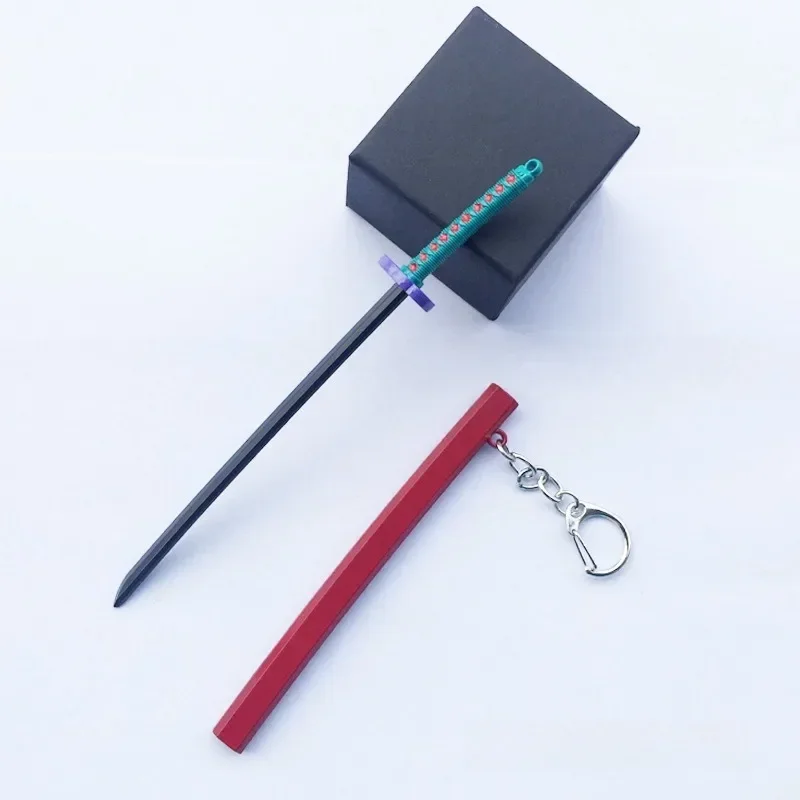 17 センチメートル悪魔特効剣キーホルダーミニ日本刀サムライキー