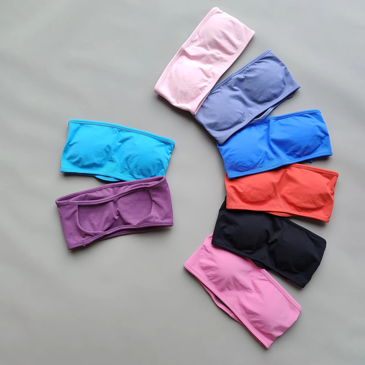 Backless Bandeau Sports Bra 2