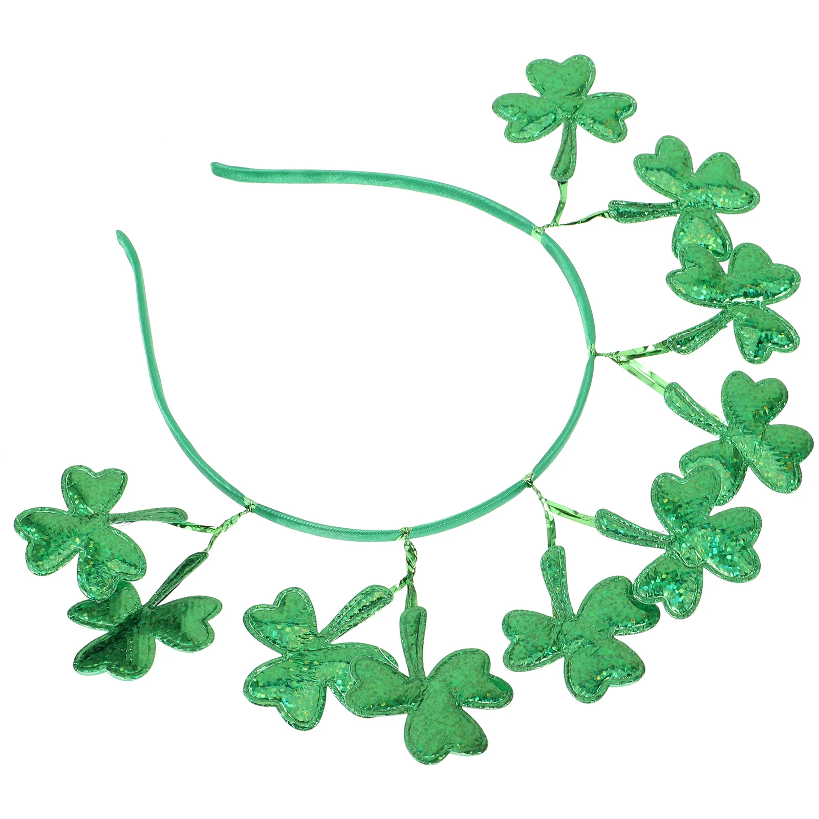 

Headband Hair Bands Green Shamrock Hairband St Patrick Headdress Accessories Holiday St Accessory Plastic Clovers