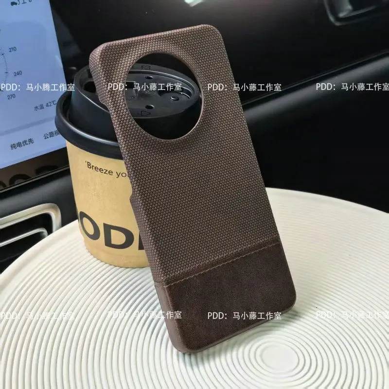 Luxury PU Leather Hard Back Cover - Shockproof Bumper Case