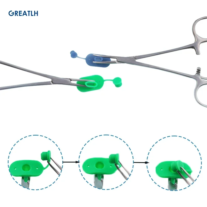 Liposuction Needle Protector 2pcs Autoclavable Soft Silicone Skin Protector Liposuction Tool beauty plastic surgical tool