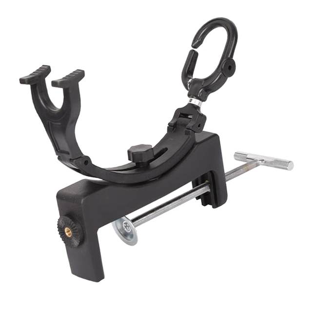 Fishing Rods Holder Canoe Portable Heavy Duty Accessories 360°Adjustable Dock Practical Fishing Pole Mount Support Rod Stand