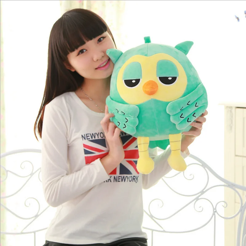 

20CM Lovely Night Owl Plush Toy Baby Toys Stuffed Animal Doll 2 Colors Soft Dolls for Children Kids Girl Gift