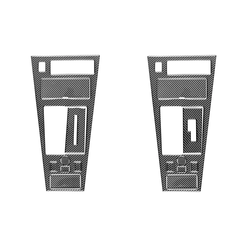 Vera Fibra Di Carbonio Per Chevrolet Corvette C3 1968-1982 Car Center Console Gear Panel Cover Kit Trim Accessori