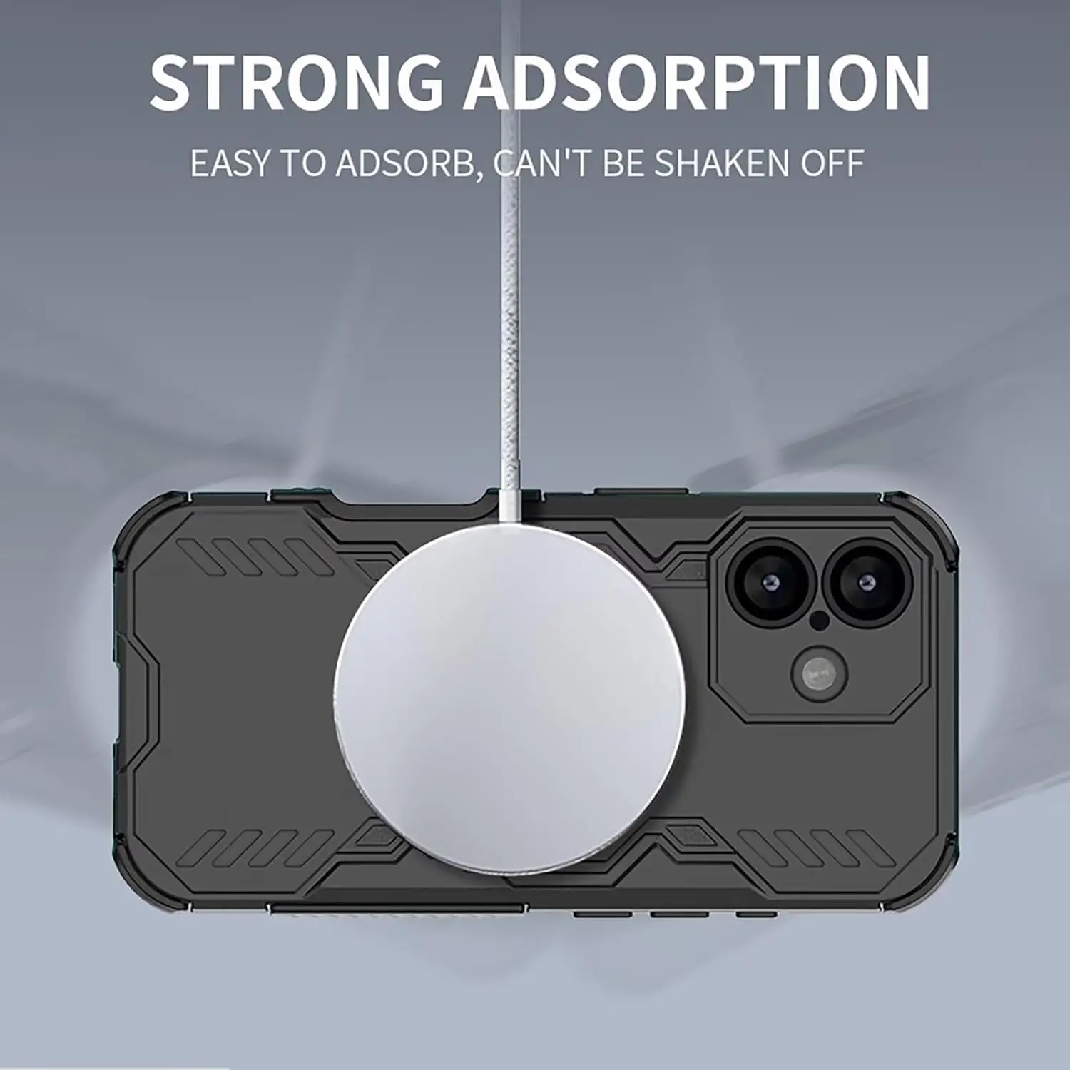 Advanced Heat Dissipation Magnetic Wireless Charging Case with Lens Protection