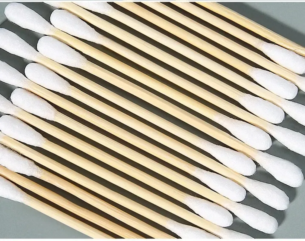 100Pcs/lot Cotton Swabs Double Head  Nose Ears Cleaning Women Make Up Cotton Buds Tip for Wood Sticks Health Care Tools Hot Sale