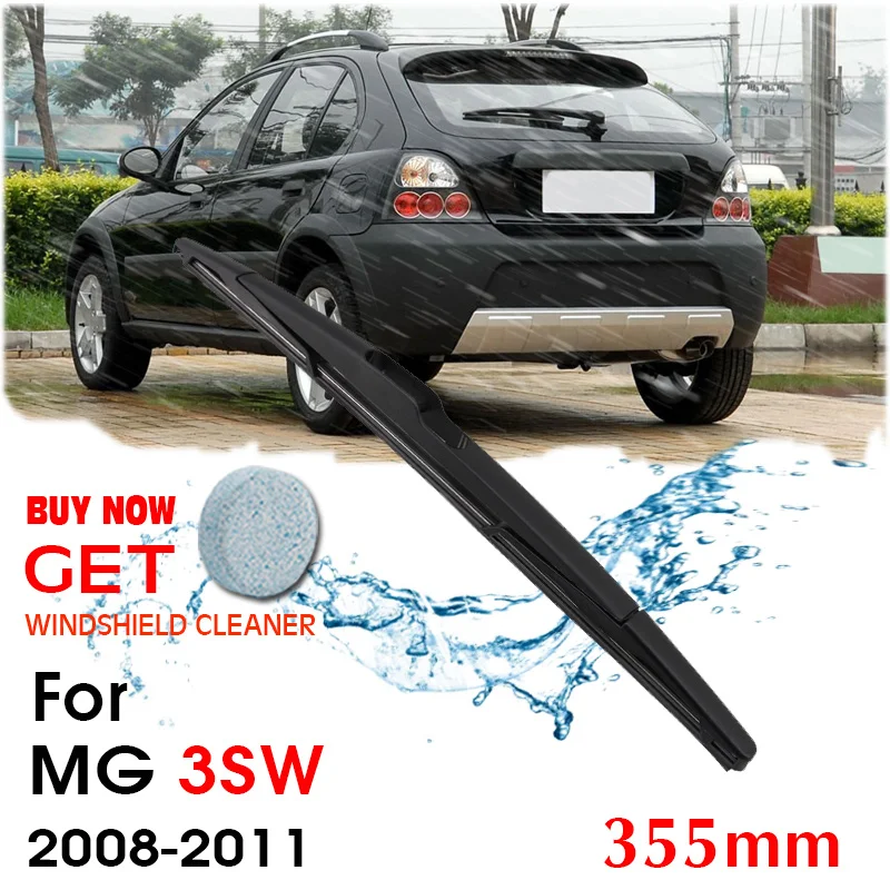 

Car Wiper Blade Rear Back Window Windscreen Windshield Wipers For MG 3SW Hatchback 355 mm 2008-2011 Auto Accessories