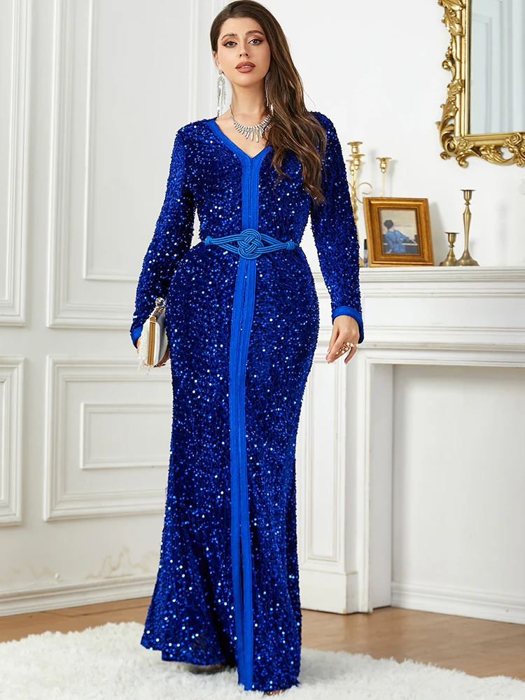 abaya-robe-de-soiree-longue-en-velours-et-paillettes-pour-femme-caftan-arabe-dubai-musulman-quelle-que-soit-la-marocaine-tenue-de-ixde-l'aid