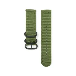 Durable Waterproof Nylon Military Watch Band - One - Piece Strap - 22mm (Army Green)