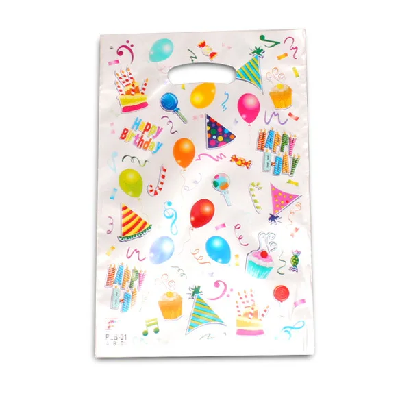 thumbnail image 1 of 10-50 bolsas de regalo impresas con lunares, bolsas de plástico para dulces, bolsas de botín para fiestas infantiles, suministros de decoración para fiestas de cumpleaños de niños y niñas, 1 of 5