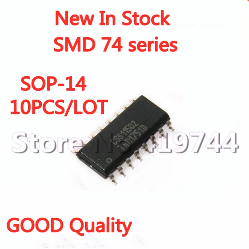 

10 шт./партия, интегральная схема SN74LS04DR LS04 SMD SOP-14