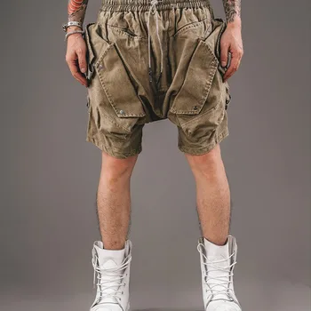 Shorts design especial para homens, alta qualidade calças curtas