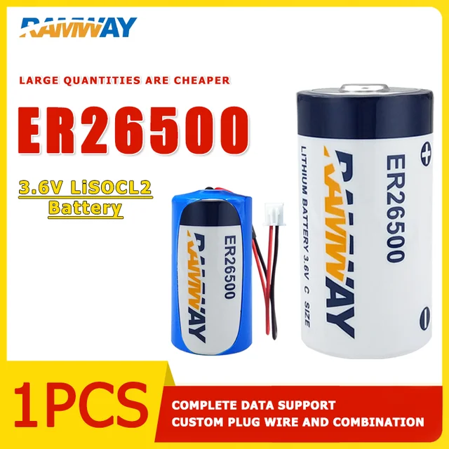 Ramway ER14505 Lithium Batterie AA 3.6v - Pile 3.6 volt Remplace