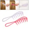 Wide Tooth Comb Ergonomic Professional Hair Detangling Comb Styling Comb Hair Brush for Barber Salon Curly Wet Wavy Thick Hair 6