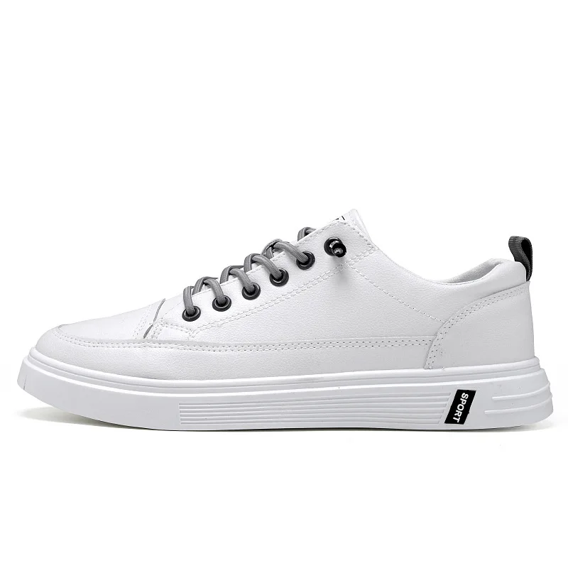 

New Men's White Casual Sneakers Autumn Vulcanized Shoes Boys Tenis Sport Shoes Male Sneakers Soft Sole Men Walking Shoe