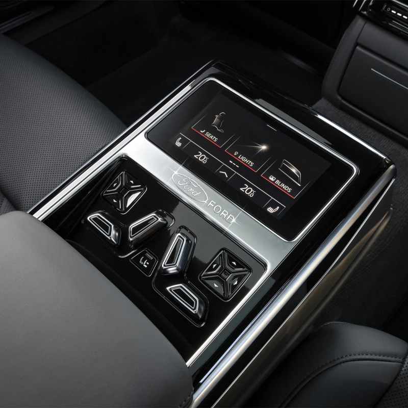 자동차 스타일링 배지 스티커 포드 포커스 2 MK2 MK5 Fiesta Mondeo Galax ST 용 자동차 오디오 센터 콘솔 장식 스티커