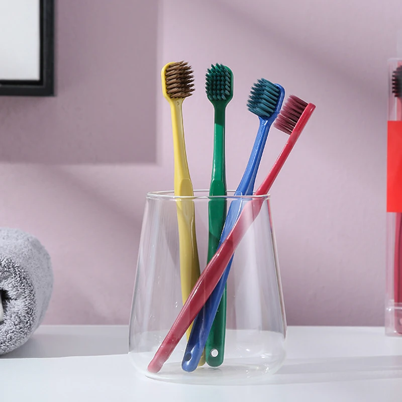 RRDWQ-6pcs Travel Toothbrush Set, Extra Soft Toothbrushes For Adults...