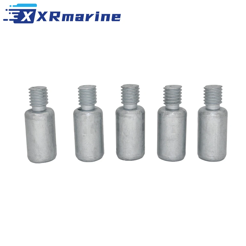 Kit 5 Anodes En Zinc Pour Moteur Volvo Penta - Réf 3838499, 800476, 804107, 838929, 858501