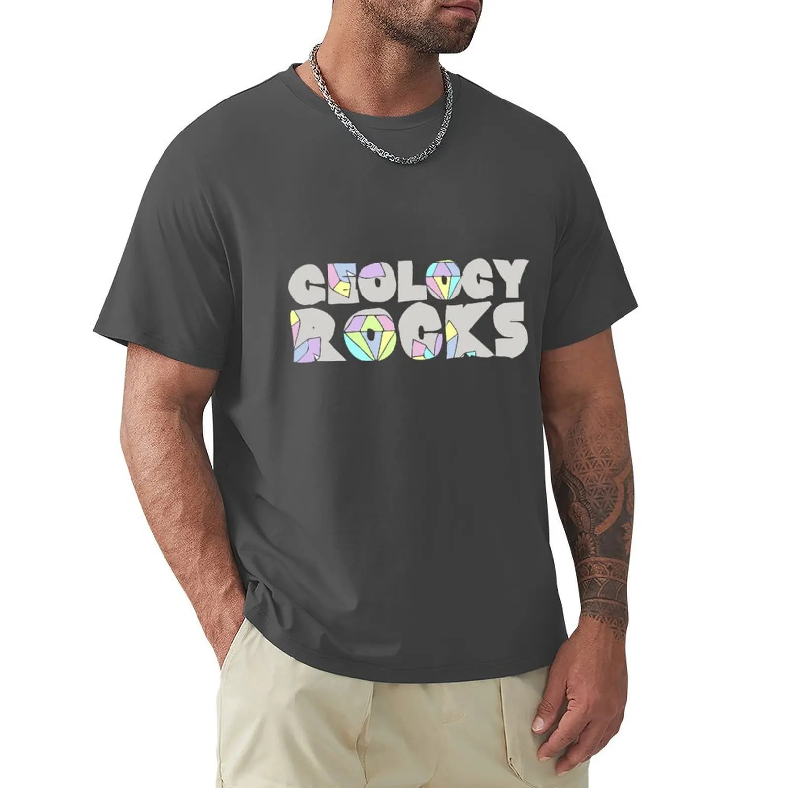 

Geology ROCKS T-shirt animal prinfor boys kawaii clothes customizeds quick-drying oversized t shirts for men