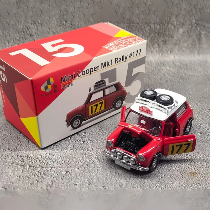 堅実な究極の TINY 150 Mini Cooper Mk1 Rally #177/2010s Alloy Simulation 自動車